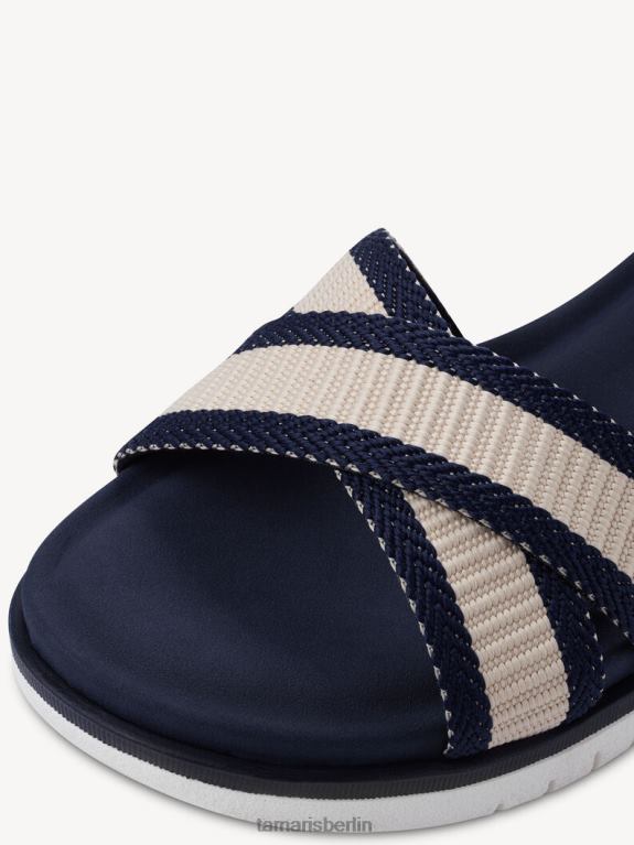 de Tamaris Frauen Sandale mit Absatz – blau/marinefarbener Kamm 0LHV4710 Schuhe