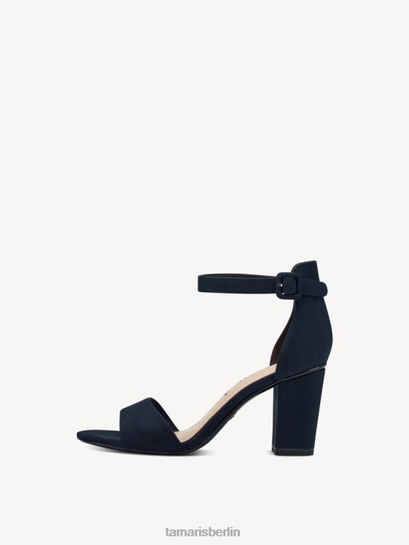 de Tamaris Frauen Sandale mit Absatz – blaues/marineblaues Wildleder 0LHV4773 Schuhe