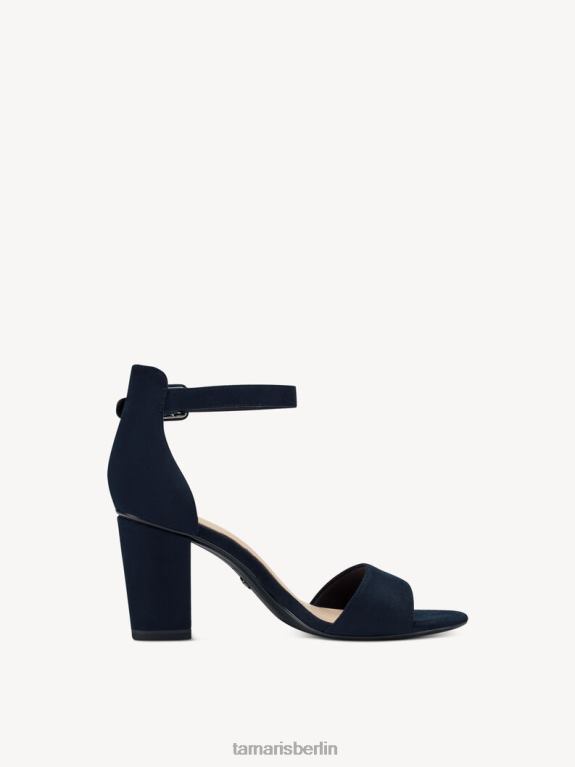 de Tamaris Frauen Sandale mit Absatz – blaues/marineblaues Wildleder 0LHV4773 Schuhe