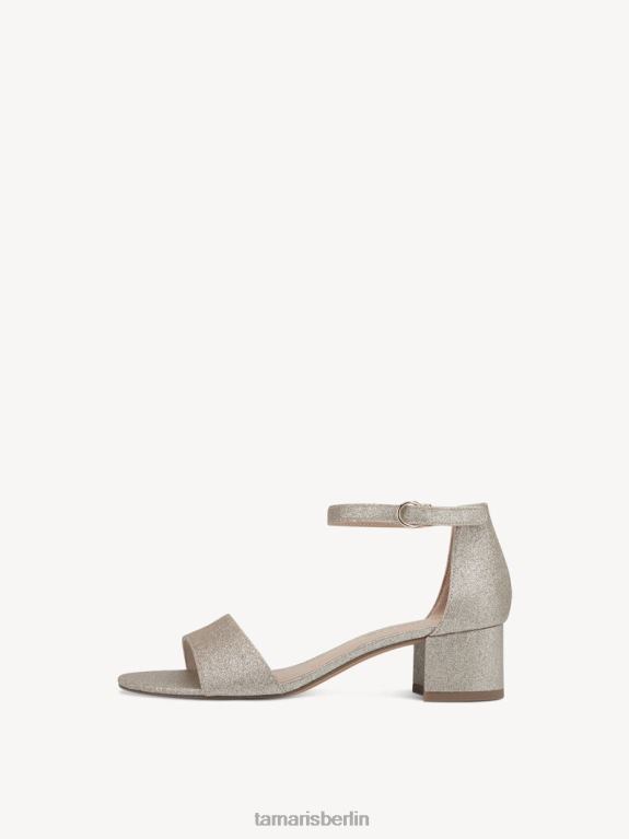 de Tamaris Frauen Sandale mit Absatz – metallic/goldglamour 0LHV41789 Schuhe