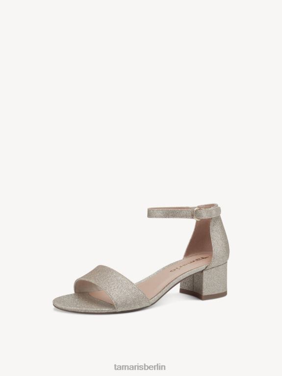 de Tamaris Frauen Sandale mit Absatz – metallic/goldglamour 0LHV41789 Schuhe