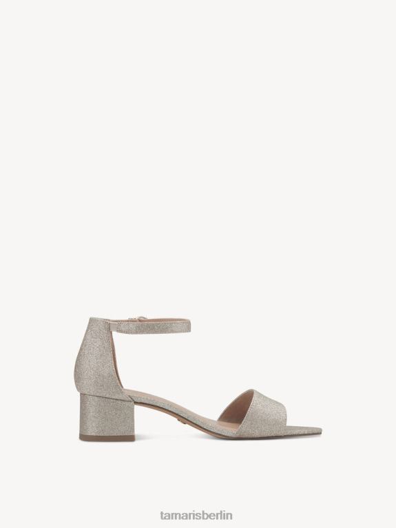 de Tamaris Frauen Sandale mit Absatz – metallic/goldglamour 0LHV41789 Schuhe