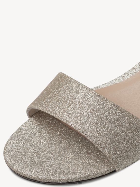 de Tamaris Frauen Sandale mit Absatz – metallic/goldglamour 0LHV41789 Schuhe