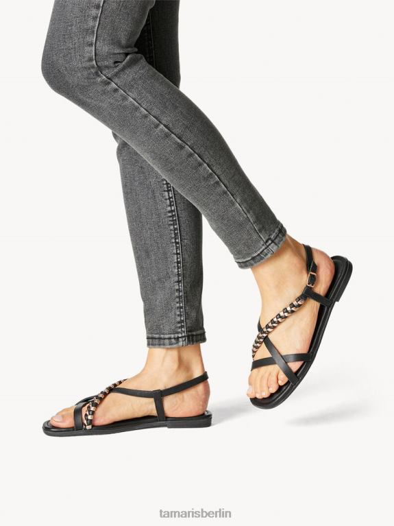 de Tamaris Frauen Sandale - schwarz/schwarzer Kamm 0LHV4540 Schuhe