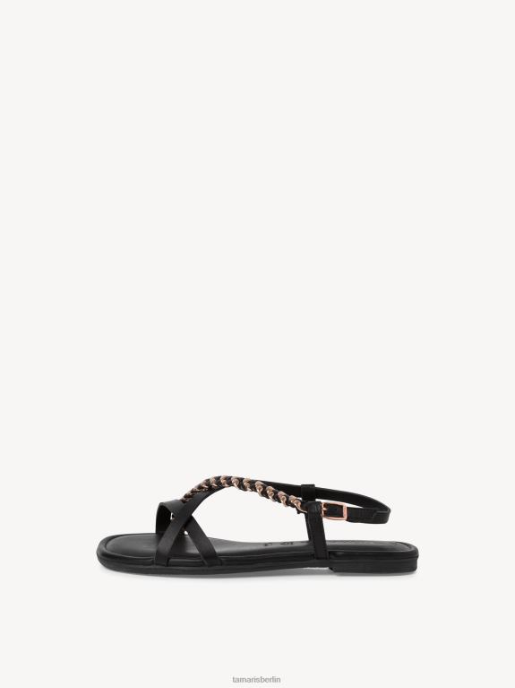 de Tamaris Frauen Sandale - schwarz/schwarzer Kamm 0LHV4540 Schuhe