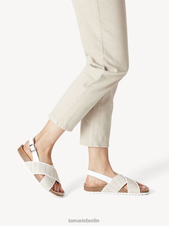 de Tamaris Frauen Sandale – weiß/weißer Kamm 0LHV41099 Schuhe