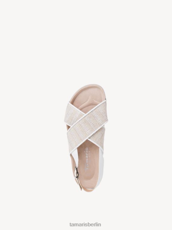 de Tamaris Frauen Sandale – weiß/weißer Kamm 0LHV41099 Schuhe