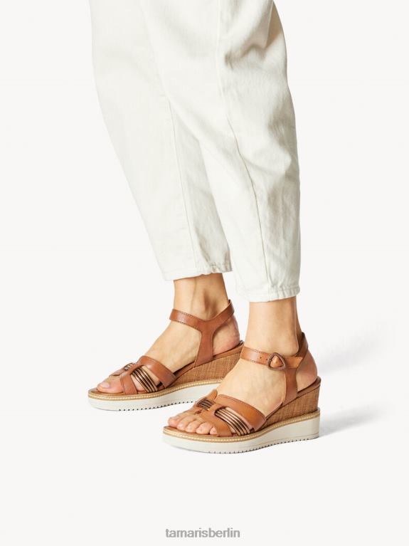 de Tamaris Frauen Sandalette - Braun/Cognac 0LHV41207 Schuhe