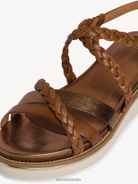 de Tamaris Frauen Sandalette - Braun/Cognac 0LHV41647 Schuhe