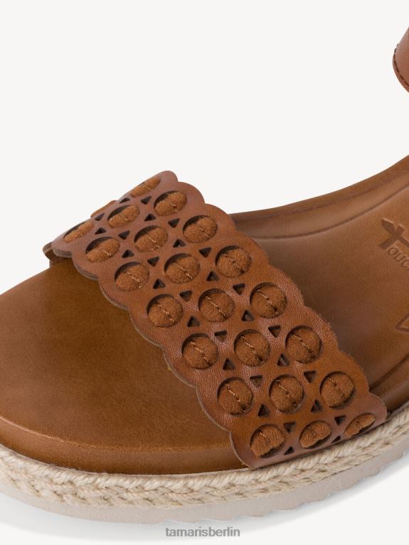de Tamaris Frauen Sandalette - Braun/Cognac 0LHV42231 Schuhe