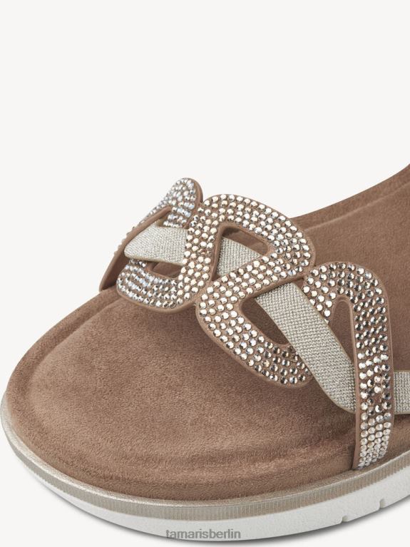 de Tamaris Frauen Sandalette – Braun/Mandelkamm 0LHV4503 Schuhe