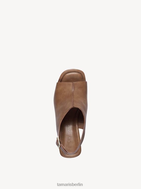 de Tamaris Frauen Sandalette - Braun/Nuss 0LHV41020 Schuhe
