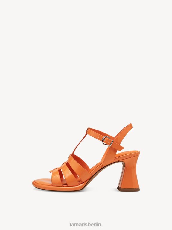 de Tamaris Frauen Sandalette – Orange/Orange Lack 0LHV4101 Schuhe
