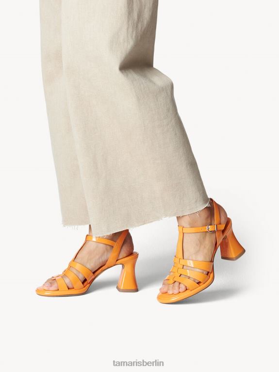 de Tamaris Frauen Sandalette – Orange/Orange Lack 0LHV4101 Schuhe