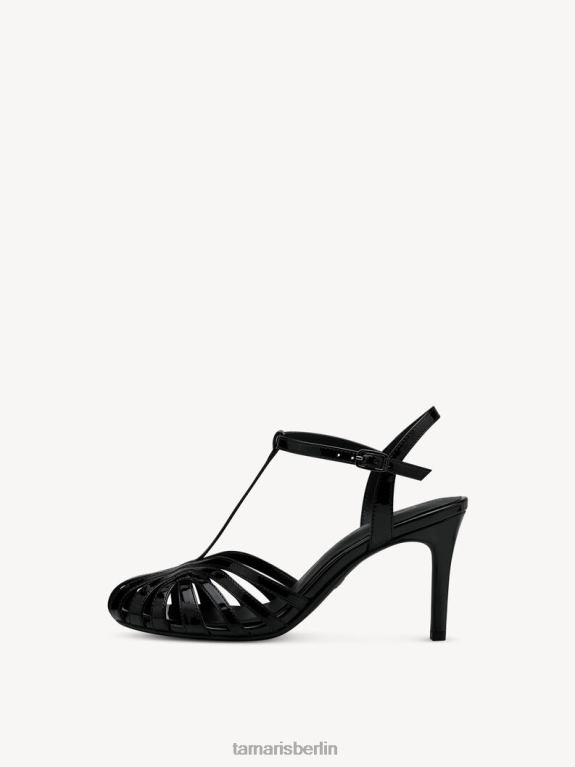 de Tamaris Frauen Sandalette – Schwarz/Schwarzes Lackleder 0LHV4185 Schuhe