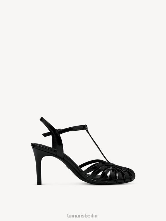 de Tamaris Frauen Sandalette – Schwarz/Schwarzes Lackleder 0LHV4185 Schuhe