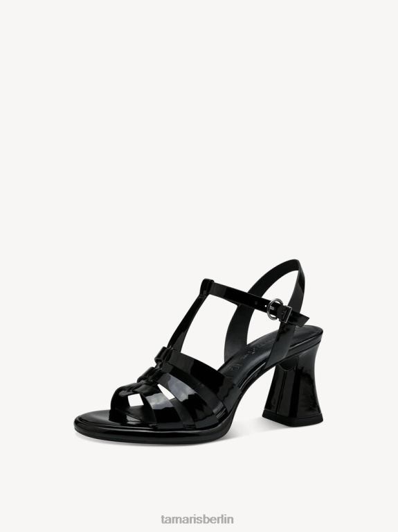 de Tamaris Frauen Sandalette – Schwarz/Schwarzes Lackleder 0LHV4229 Schuhe