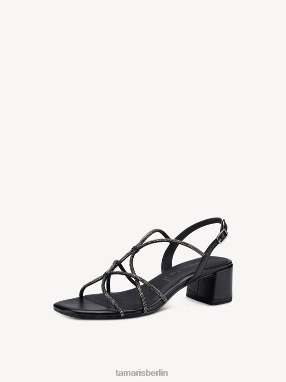 de Tamaris Frauen Sandalette – Schwarz/Schwarzmetallic 0LHV41306 Schuhe