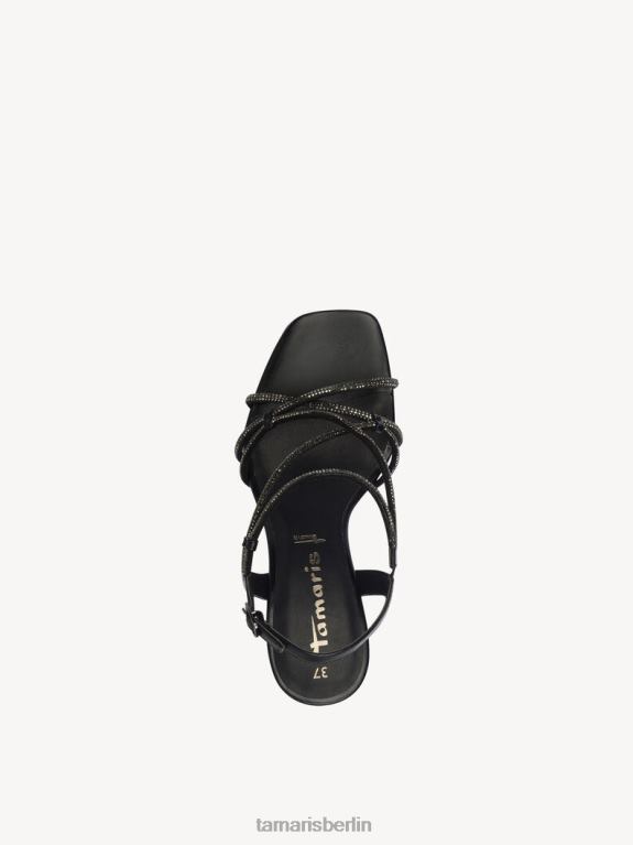 de Tamaris Frauen Sandalette – Schwarz/Schwarzmetallic 0LHV4705 Schuhe
