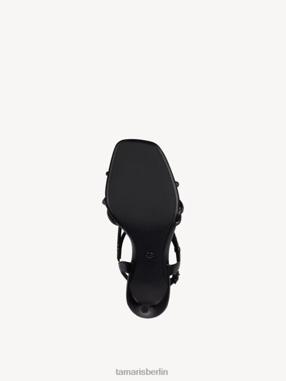 de Tamaris Frauen Sandalette – Schwarz/Schwarzmetallic 0LHV4705 Schuhe