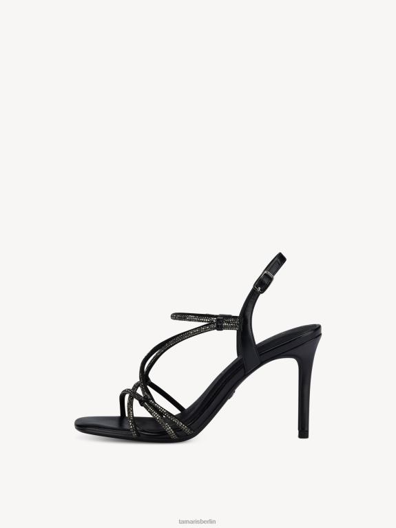 de Tamaris Frauen Sandalette – Schwarz/Schwarzmetallic 0LHV4705 Schuhe
