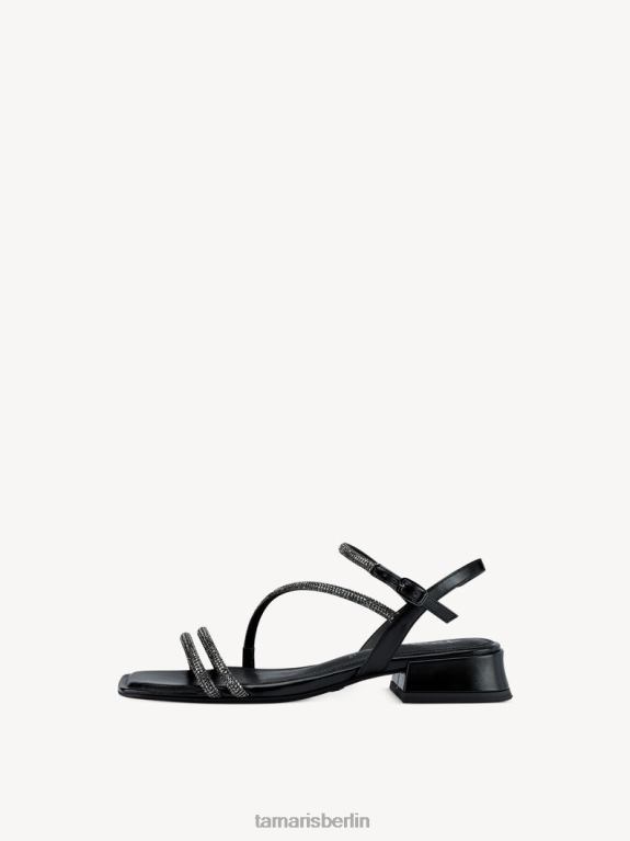 de Tamaris Frauen Sandalette – Schwarz/Schwarzmetallic 0LHV4877 Schuhe