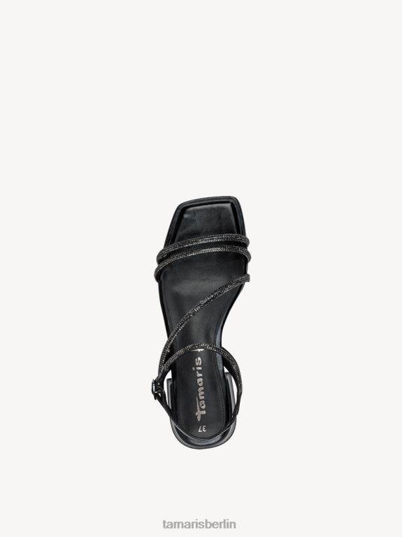 de Tamaris Frauen Sandalette – Schwarz/Schwarzmetallic 0LHV4877 Schuhe