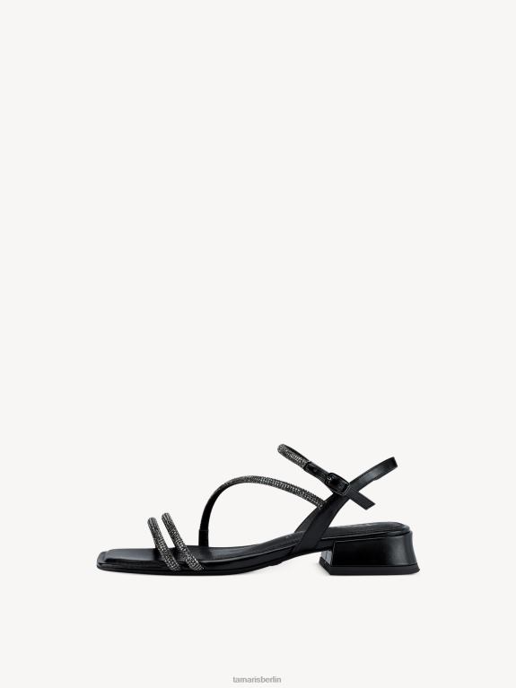 de Tamaris Frauen Sandalette – Schwarz/Schwarzmetallic 0LHV4877 Schuhe