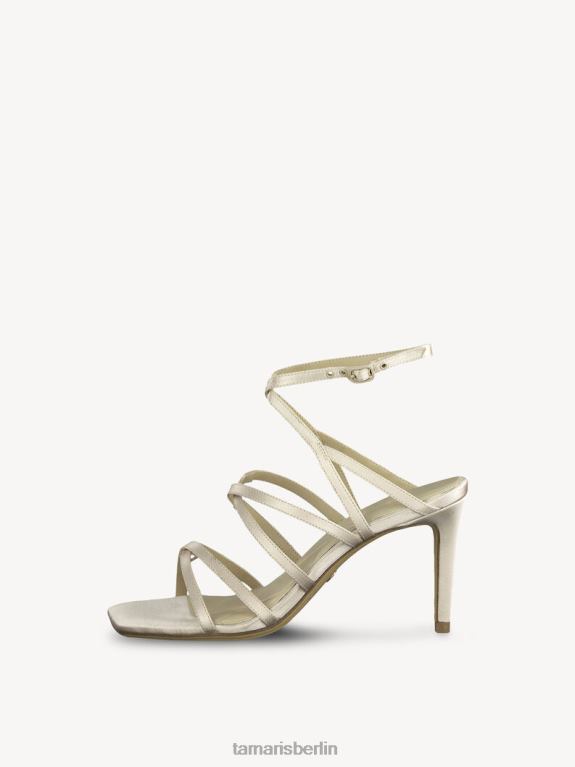 de Tamaris Frauen Sandalette – Weiß/Champagner 0LHV469 Schuhe