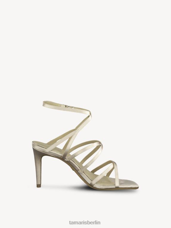 de Tamaris Frauen Sandalette – Weiß/Champagner 0LHV469 Schuhe