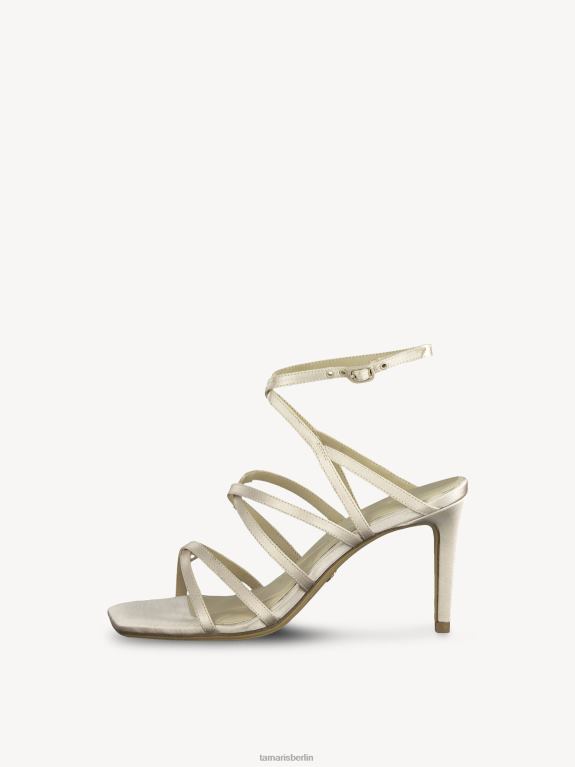 de Tamaris Frauen Sandalette – Weiß/Champagner 0LHV469 Schuhe