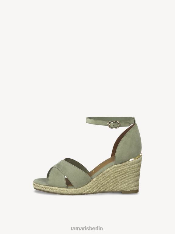 de Tamaris Frauen Sandalette - grün/pistacchio uni 0LHV41761 Schuhe