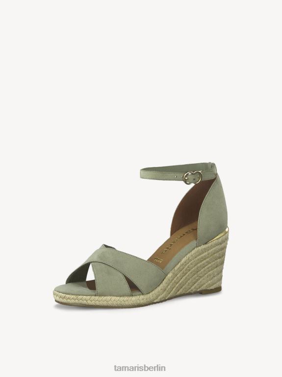 de Tamaris Frauen Sandalette - grün/pistacchio uni 0LHV41761 Schuhe