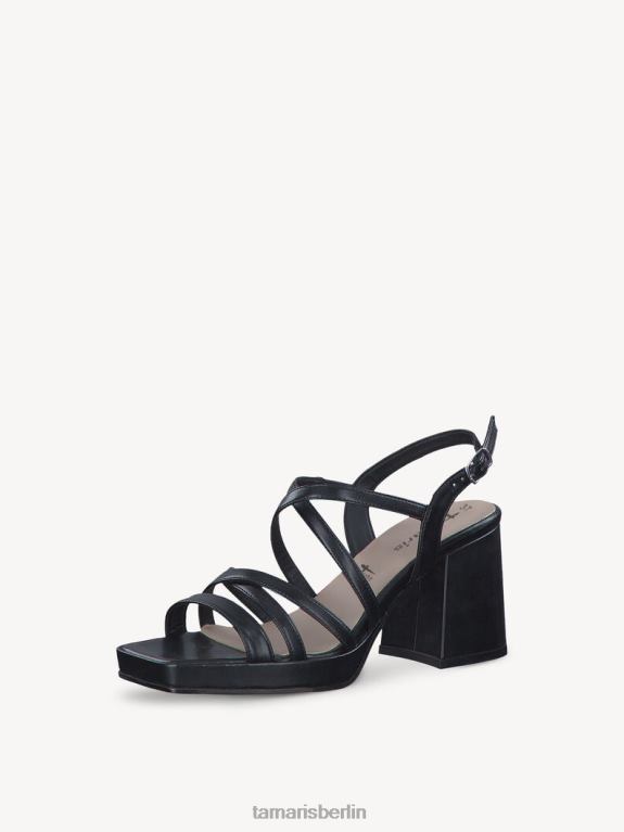 de Tamaris Frauen Sandalette - schwarz/schwarz matt 0LHV4139 Schuhe