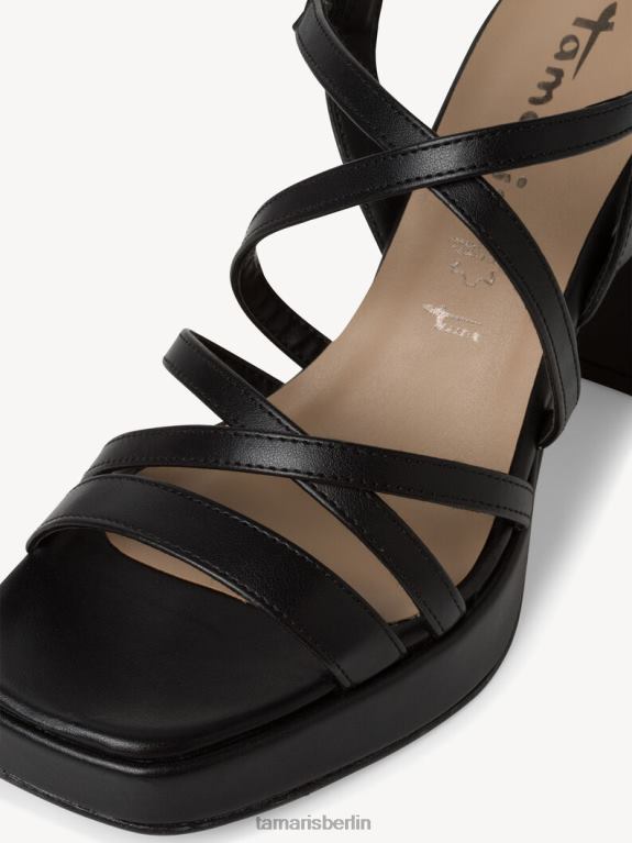 de Tamaris Frauen Sandalette - schwarz/schwarz matt 0LHV4139 Schuhe