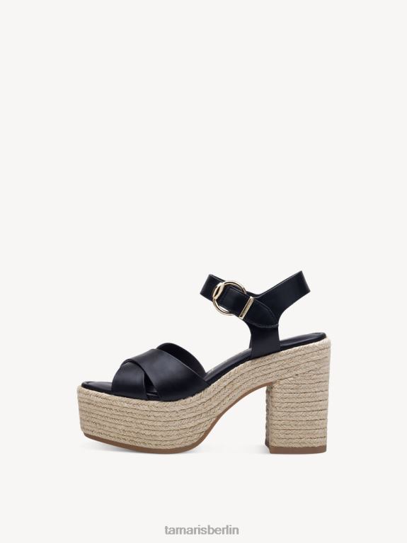 de Tamaris Frauen Sandalette - schwarz/schwarz matt 0LHV4979 Schuhe