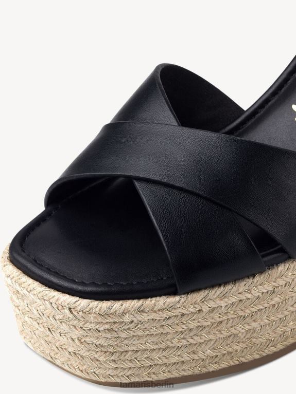 de Tamaris Frauen Sandalette - schwarz/schwarz matt 0LHV4979 Schuhe