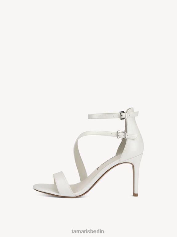 de Tamaris Frauen Sandalette – weiß/weiße Perle 0LHV41233 Schuhe