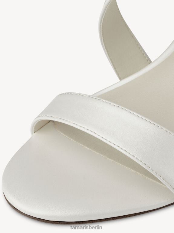 de Tamaris Frauen Sandalette – weiß/weiße Perle 0LHV41233 Schuhe