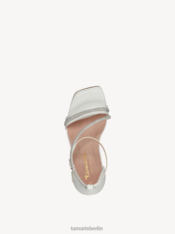 de Tamaris Frauen Sandalette – weiß/weiße Perle 0LHV4658 Schuhe