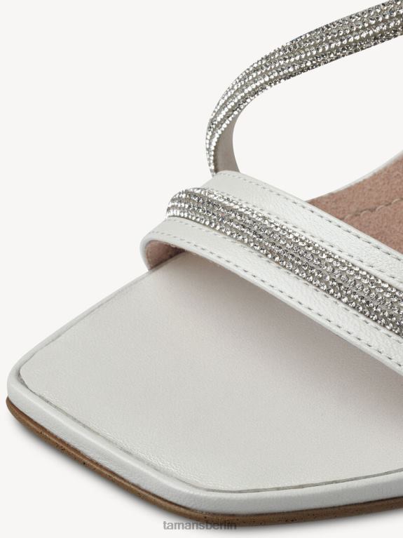 de Tamaris Frauen Sandalette – weiß/weiße Perle 0LHV4658 Schuhe