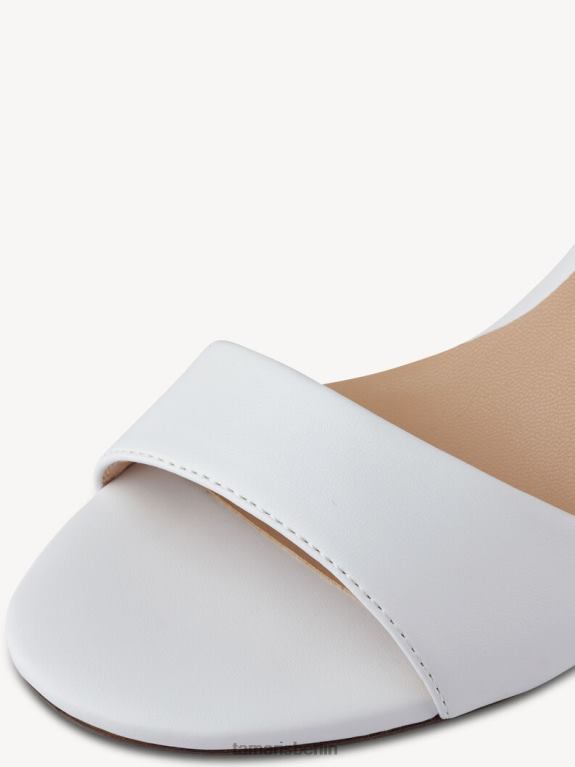 de Tamaris Frauen Sandalette - weiß/weiß matt 0LHV4386 Schuhe