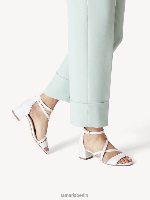 de Tamaris Frauen Sandalette - weiß/weiß matt 0LHV4766 Schuhe
