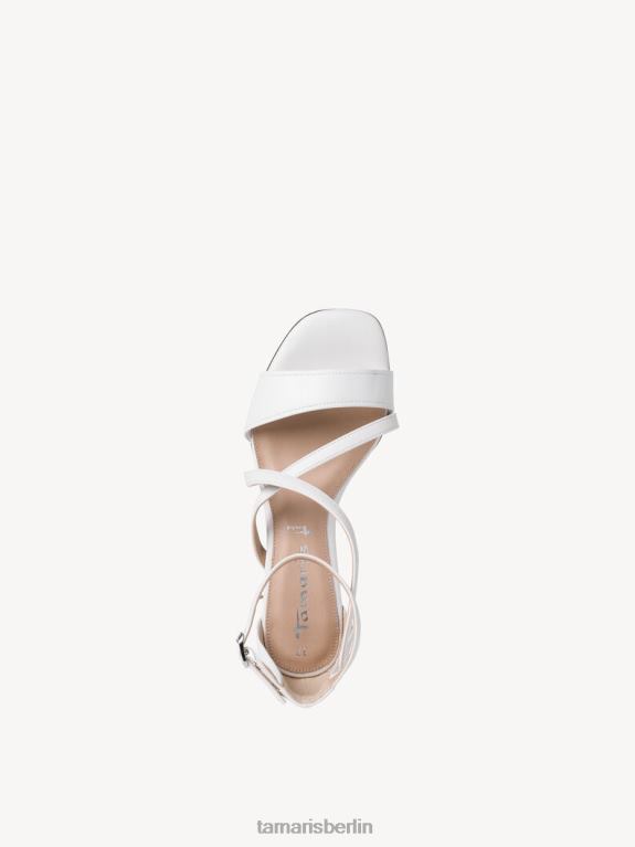 de Tamaris Frauen Sandalette - weiß/weiß matt 0LHV4766 Schuhe