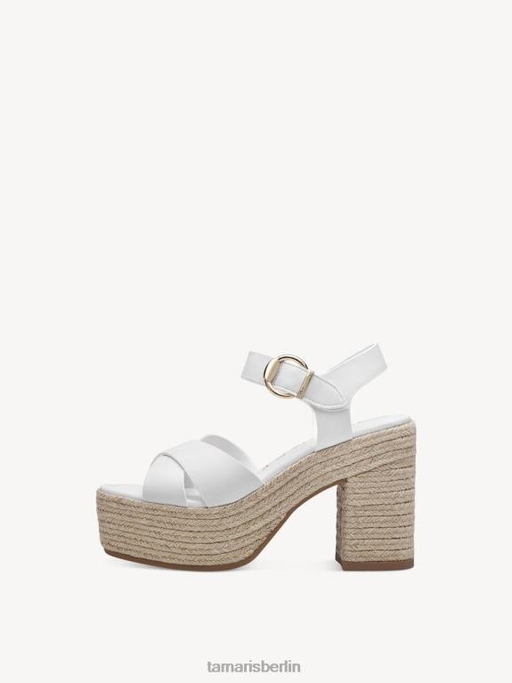 de Tamaris Frauen Sandalette - weiß/weiß matt 0LHV4843 Schuhe