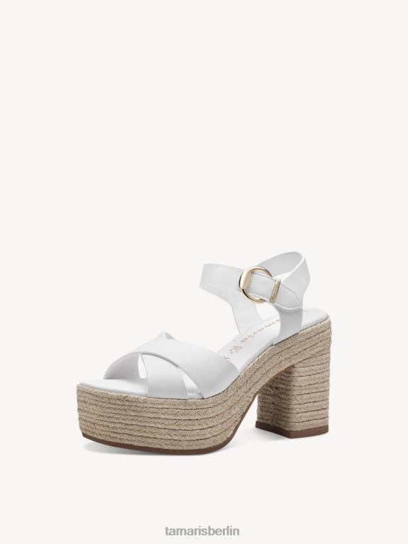 de Tamaris Frauen Sandalette - weiß/weiß matt 0LHV4843 Schuhe
