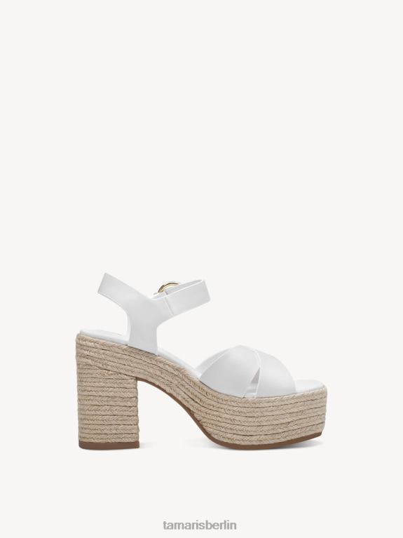 de Tamaris Frauen Sandalette - weiß/weiß matt 0LHV4843 Schuhe