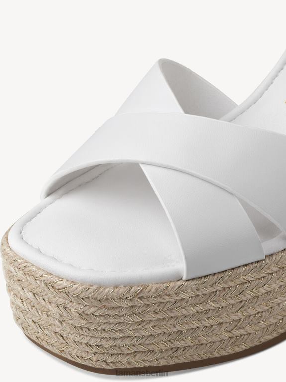 de Tamaris Frauen Sandalette - weiß/weiß matt 0LHV4843 Schuhe