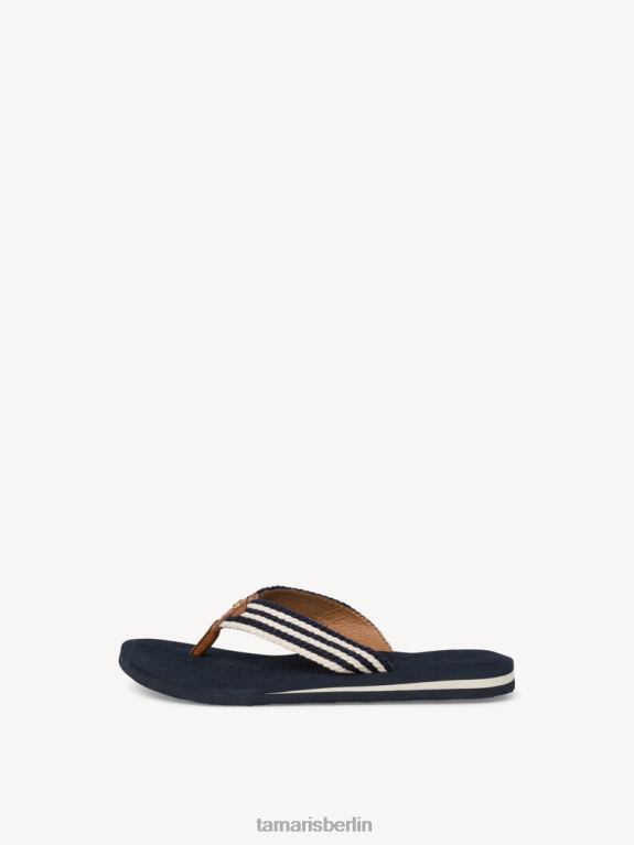 de Tamaris Frauen Zehentrenner – blau/marine gestreift 0LHV41883 Schuhe