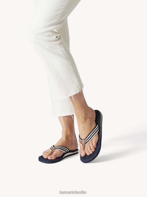 de Tamaris Frauen Zehentrenner – blau/marine gestreift 0LHV41883 Schuhe